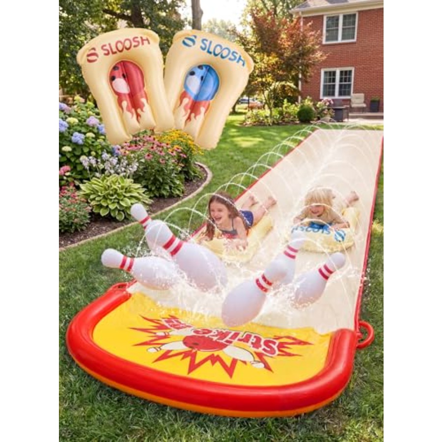 Kids Outdoor Slide Set - Jeux d'extérieur pour enfants : toboggan