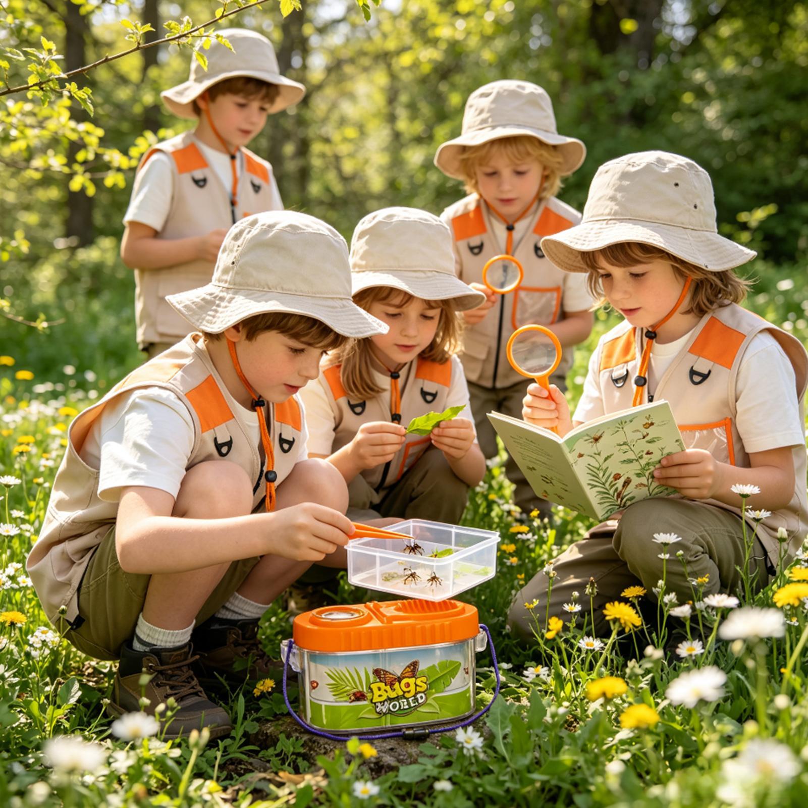 Kids Outdoor Adventure Kit - Kit d'aventure pour enfants avec chapeau