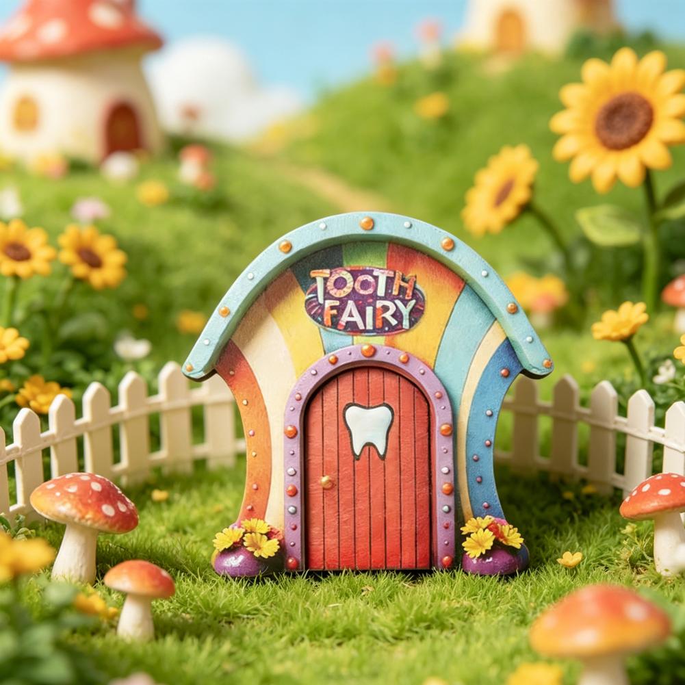 Kids Outdoor Fairy Garden - Décoration de jardin extérieure en bois