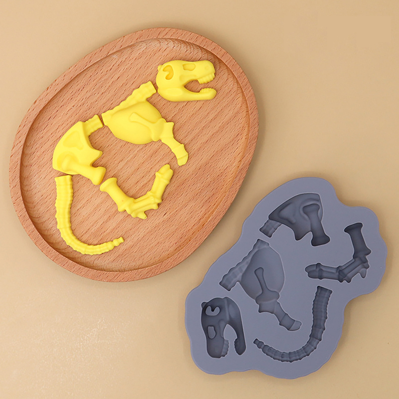 Kids Outdoor Dining Set - Moule en silicone dinosaure 1 pièce,