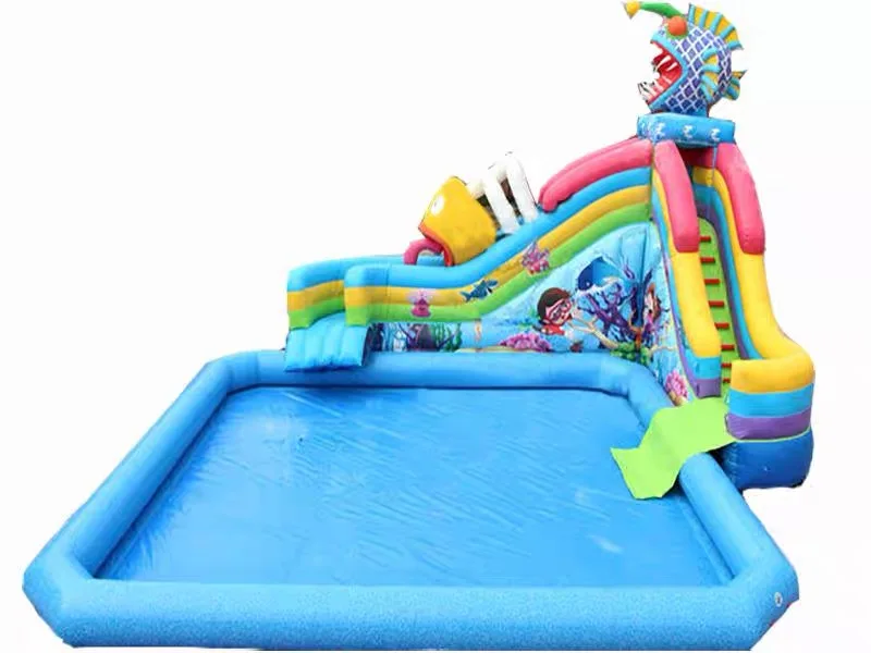 Kids Outdoor Venues - Parc aquatique gonflable commercial, toboggan aquatique
