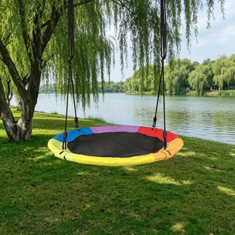 Hamac circulaire en toile Oxfo - Kids Outdoor Swing Set avis et prix