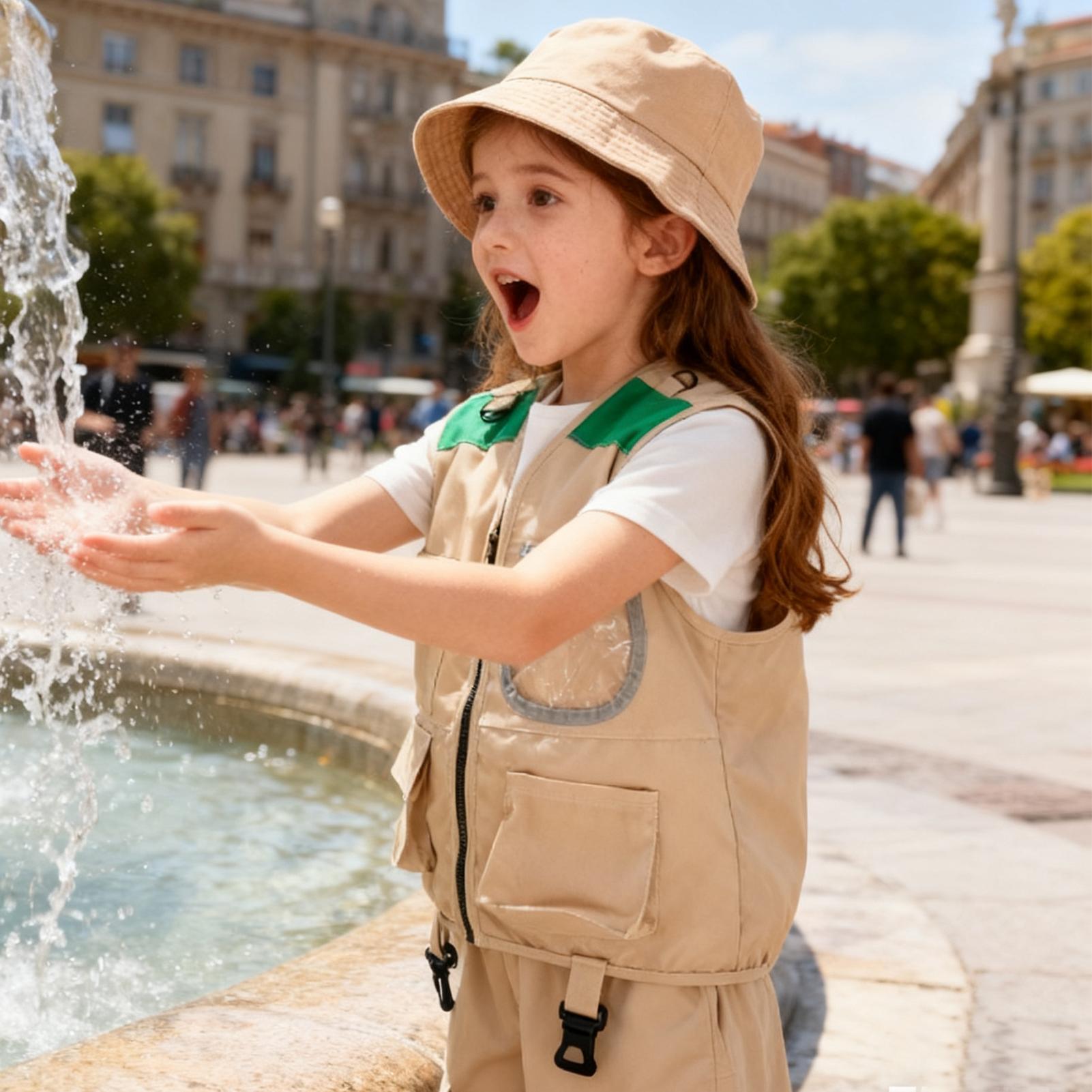 Ensemble chapeau et gilet d'ex - Kids Outdoor Adventure Kit avis et prix