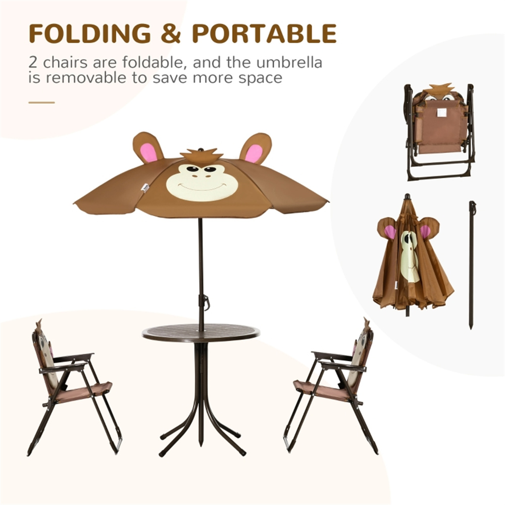 Ensemble table et chaises pour - Kids Outdoor Table And Chairs With Umbrella avis et prix