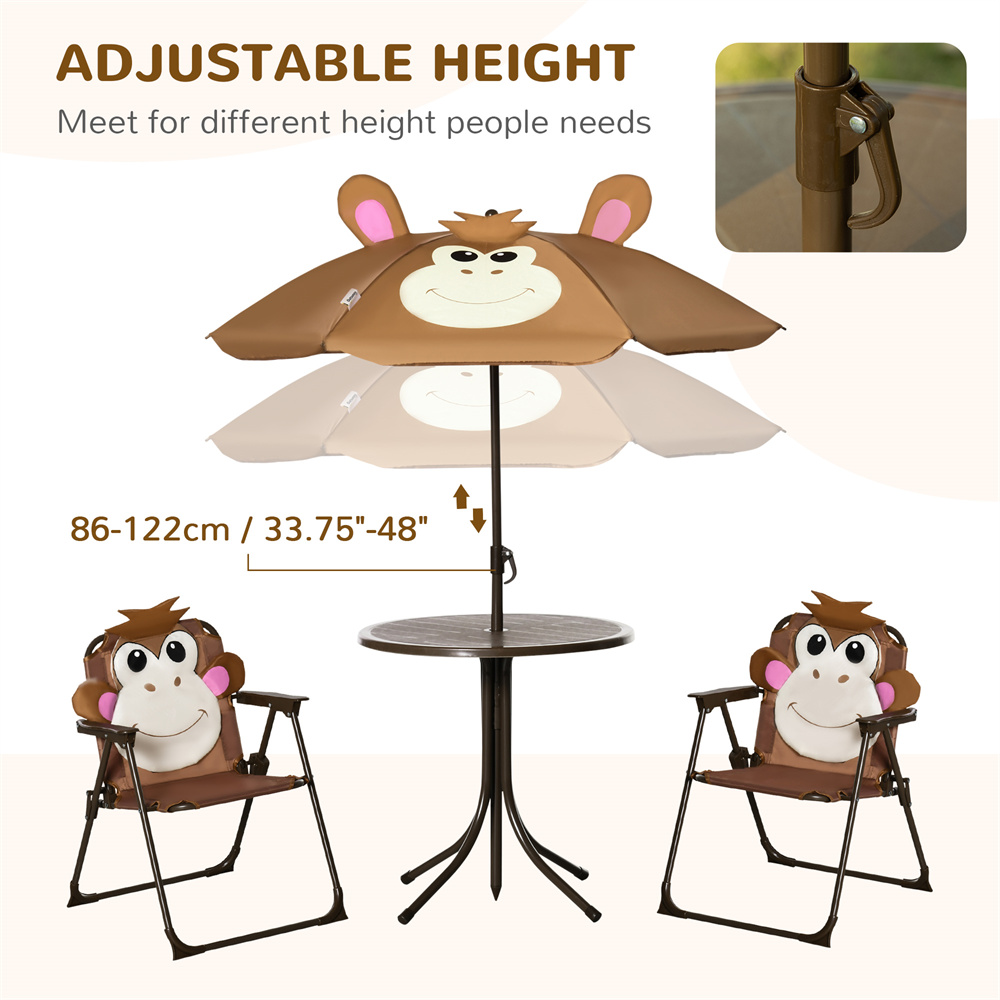 Ensemble table et chaises pour - Kids Outdoor Table And Chairs With Umbrella avis et prix