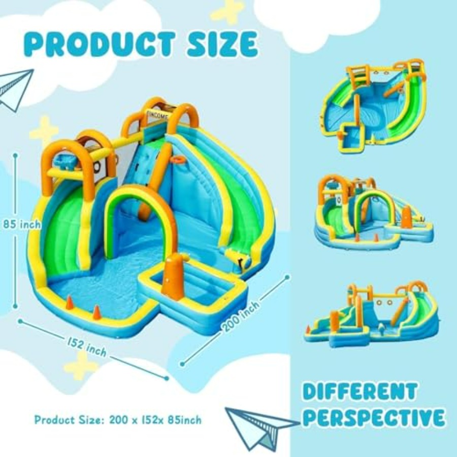 Toboggan aquatique gonflable d - Kids Outdoor Basketball avis et prix