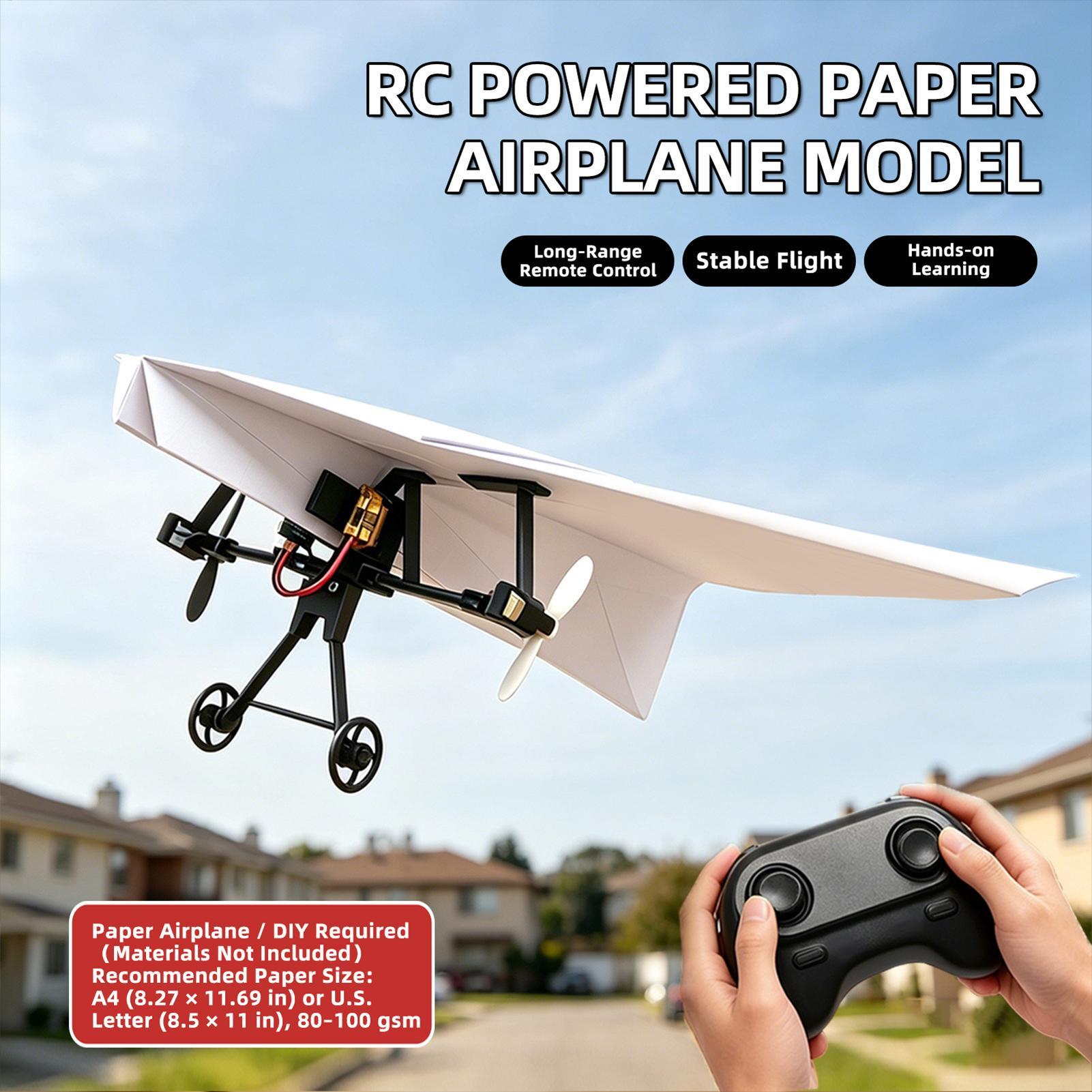 Kit d'avion en papier RC à con - Kids Outdoor Toys avis et prix