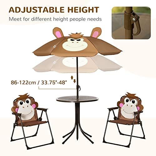 Ensemble table et chaises pour - Kids Outdoor Table And Chairs With Umbrella avis et prix