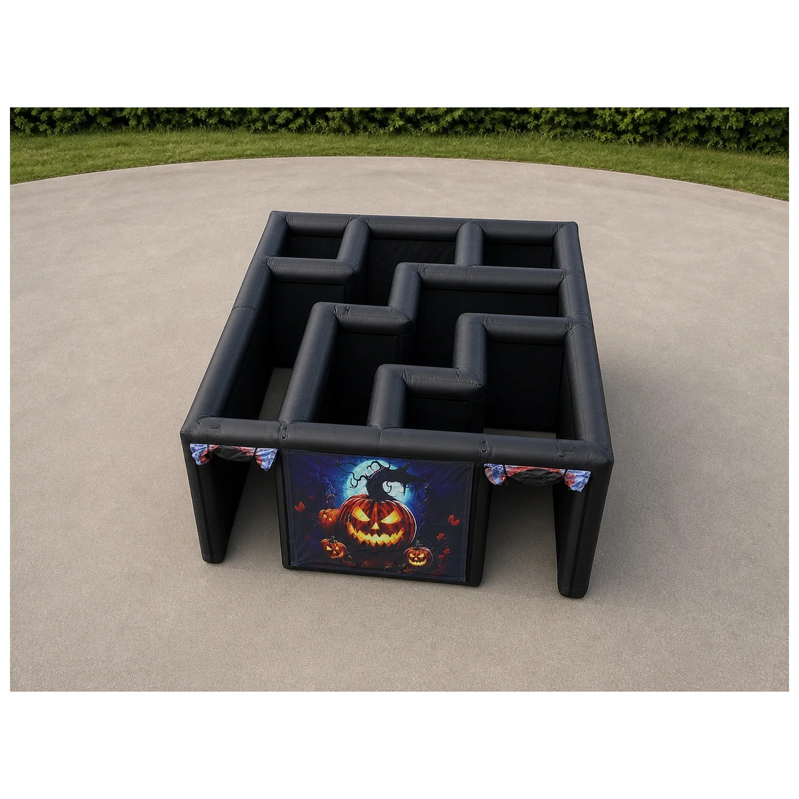 Grand labyrinthe gonflable pou - Kids Outdoor Venues avis et prix